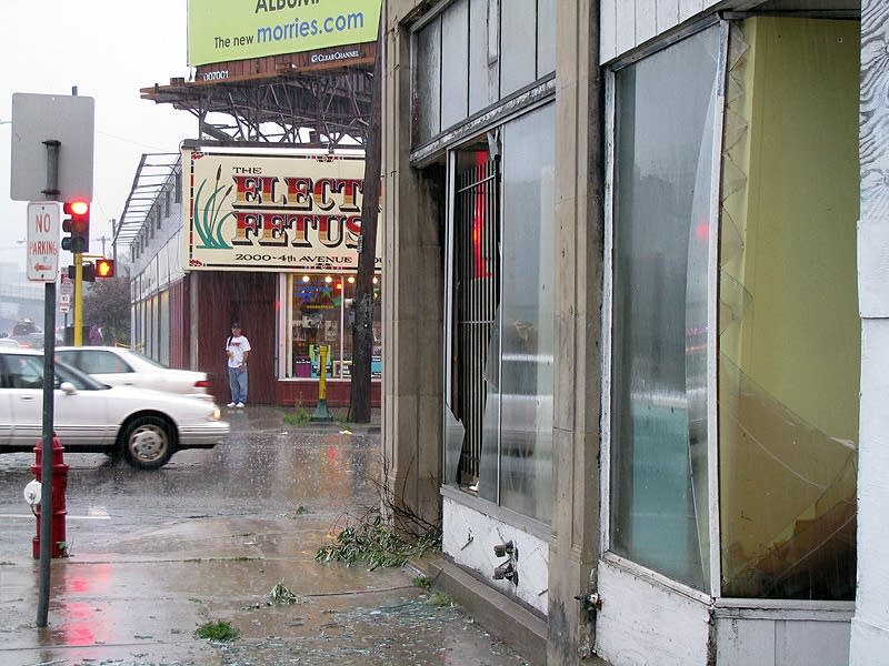 Tornado damage
