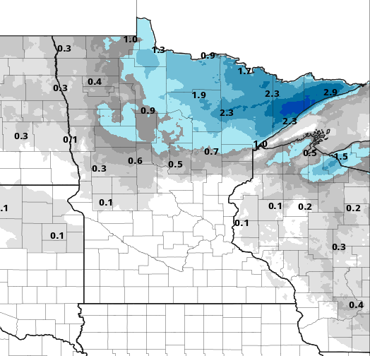 snowfall WED