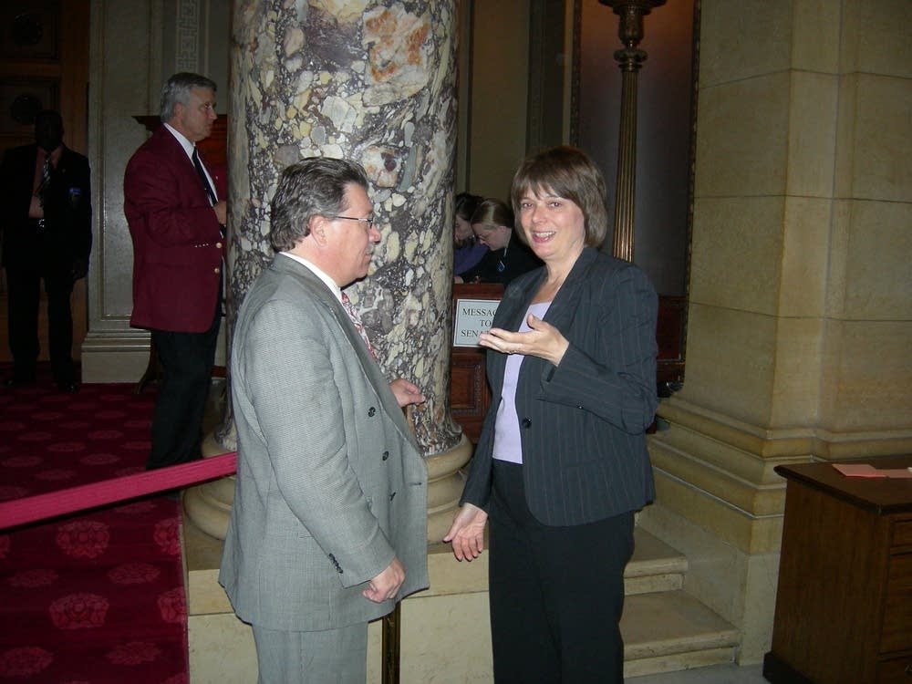 Sen. Sandy Pappas and Rep. Tom Rukavina