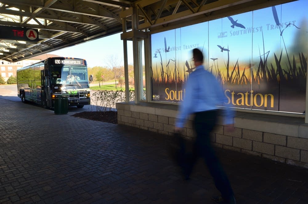 Commuter at SouthWest Station