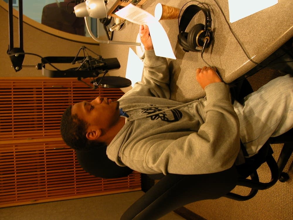 In the studio