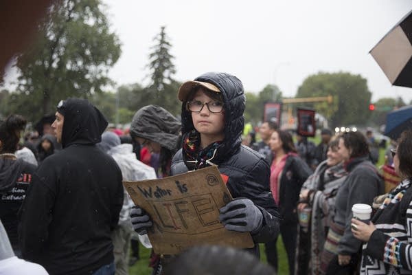 Dakota Access oil pipeline protest