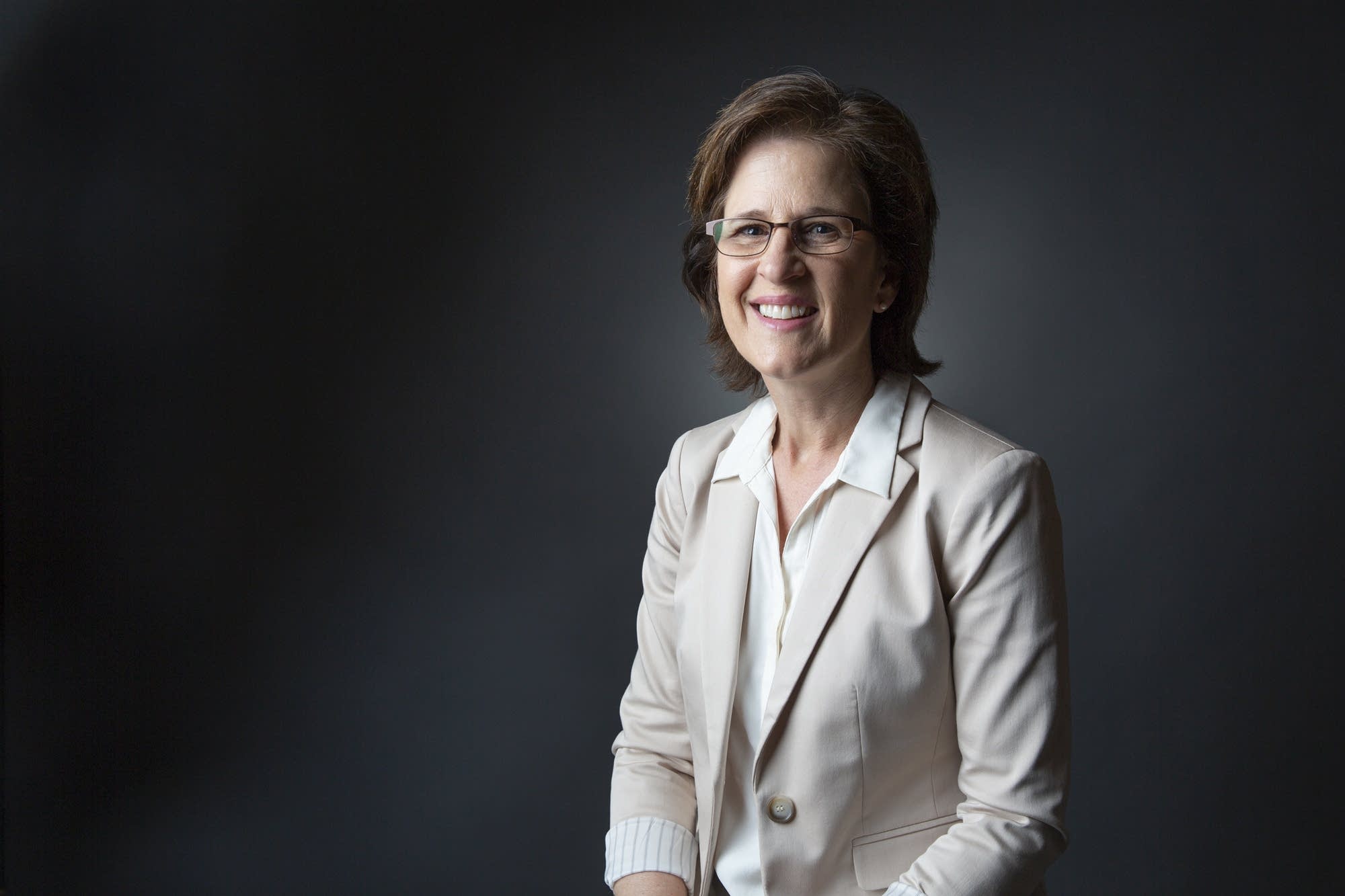 DFL State Auditor Rebecca Otto sits for a portrait.
