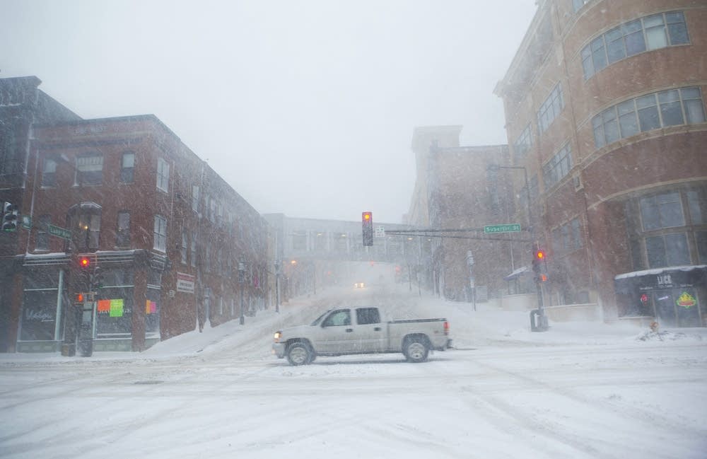 Photos Blizzard in Duluth Minnesota Public Radio News
