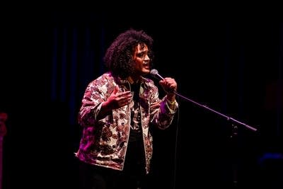 band performing on stage