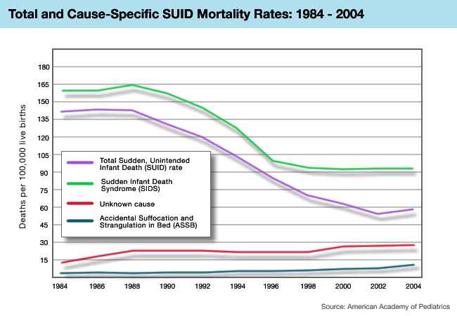 SUID rates 1984-2004