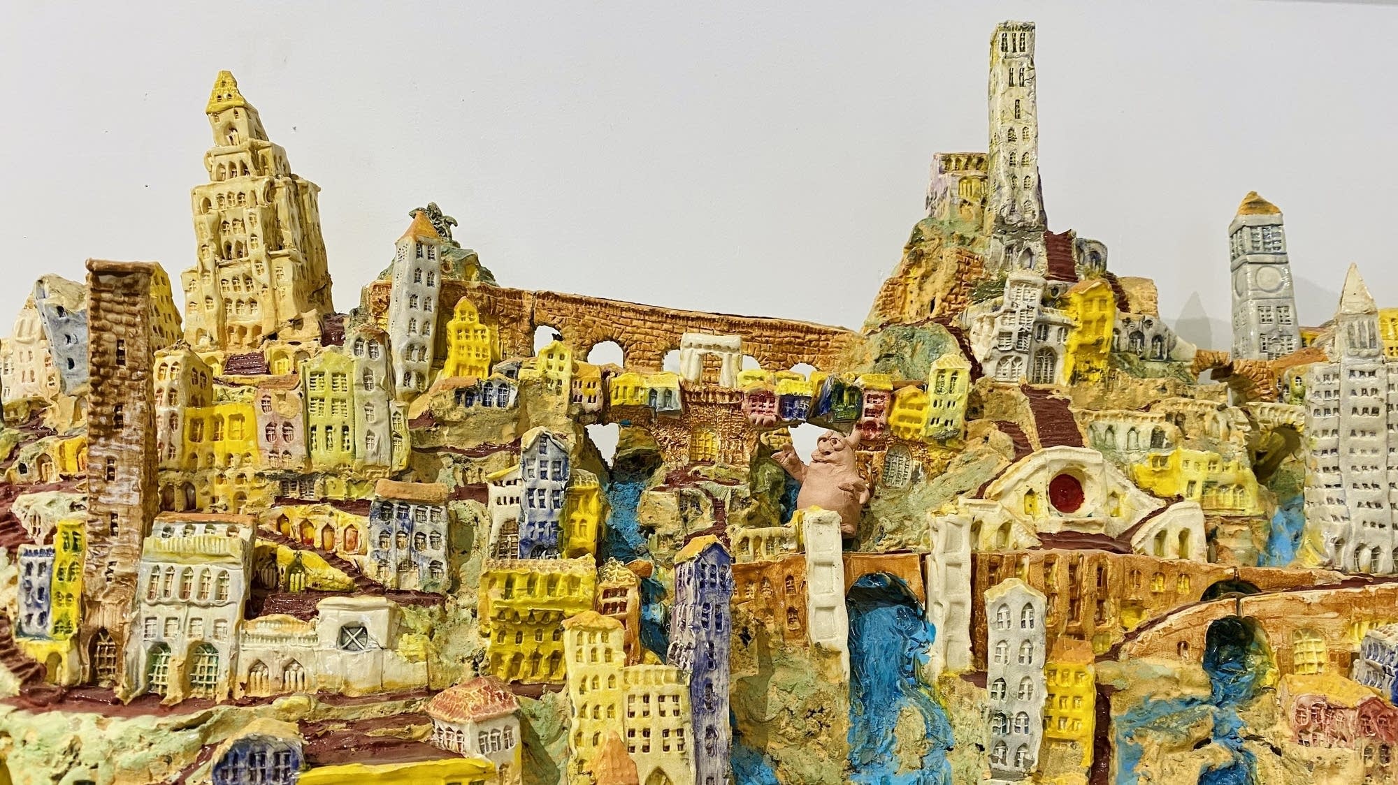 Going to Art-A-Whirl? You can help build a sculpture of a city with over 300 pounds of clay