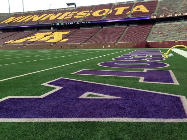 How a FOOTBALL FIELD is PAINTED for Game Day