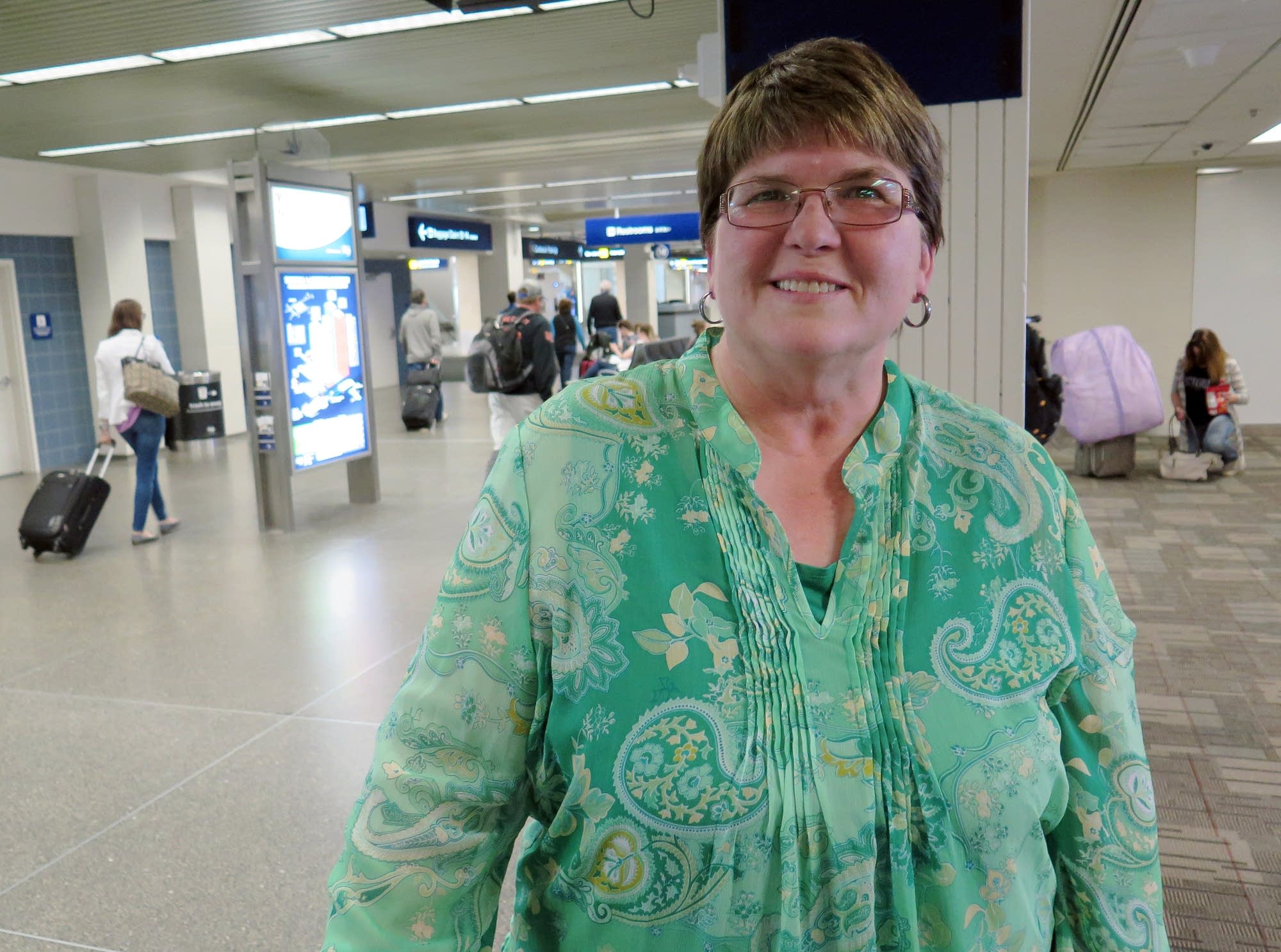 Elaine Pierce, Big Sky, is wary of buying plane tickets through services.