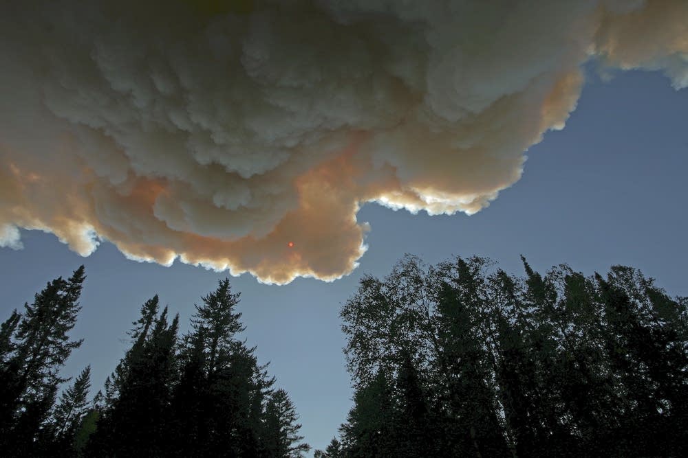 Smoke plumes