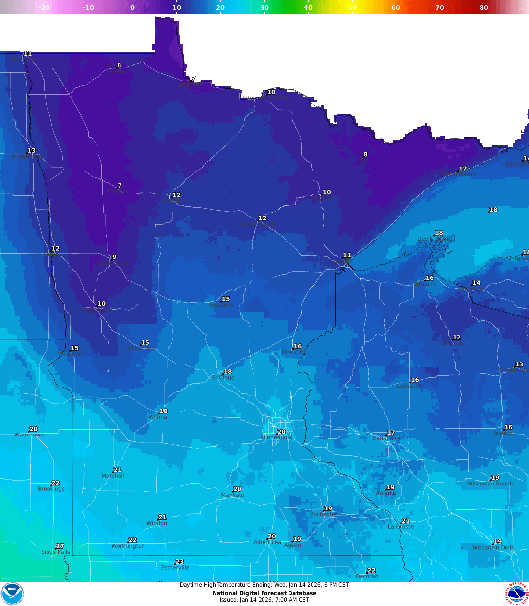 Brisk, breezy start to Wednesday followed by sunshine