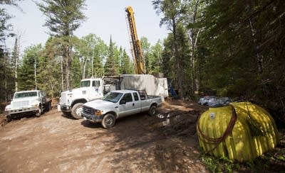 Drill rig in BWCAW