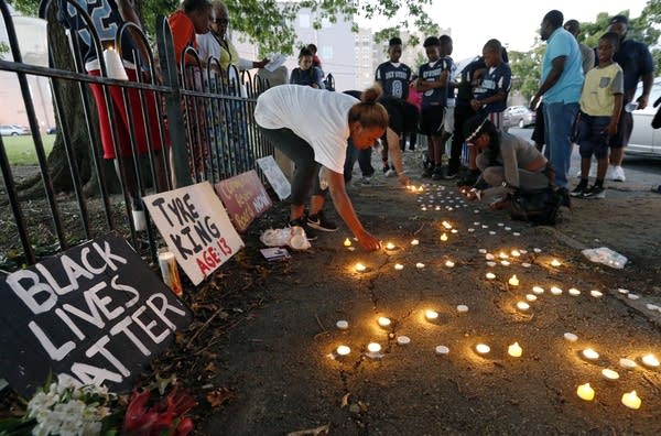 Vigil for 13-year-old Tyre King