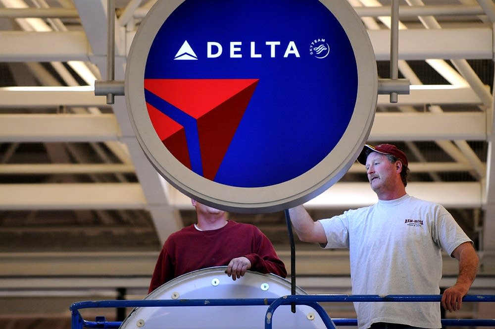 Delta signs at MSP