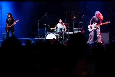 VIAL performing on stage