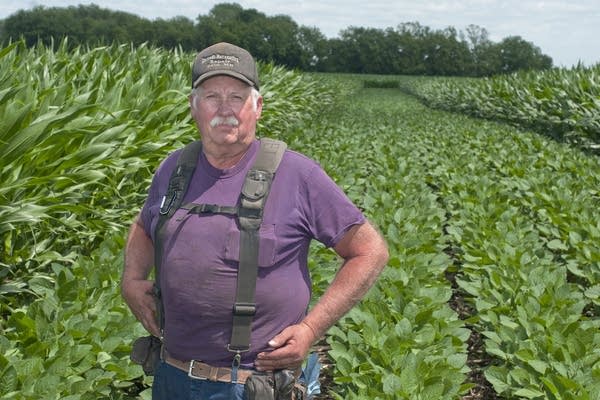 Duane Ommodt farms in rural St. James.