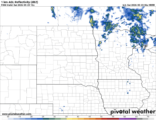 Forecast precipitation Saturday 7 a.m. to 7 p.m.