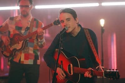 Andy Shauf performs on 'Jimmy Kimmel Live!' on ABC