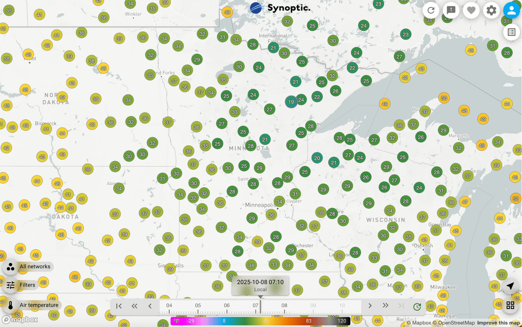 7a WED TEMPS