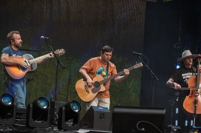 Trampled by Turtles perform at Farm Aid 40.