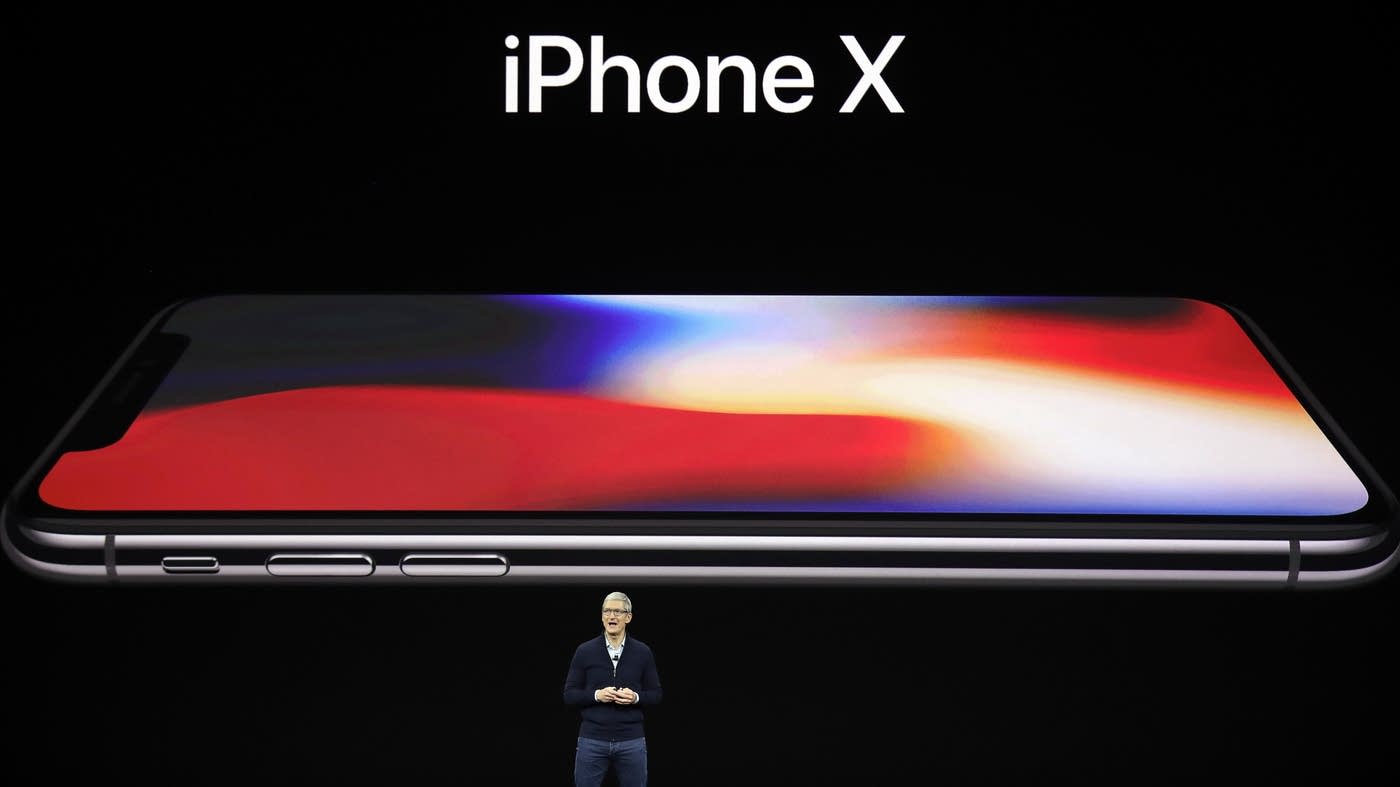 Apple unveils $999 iPhone X, loses 'home' button | MPR News