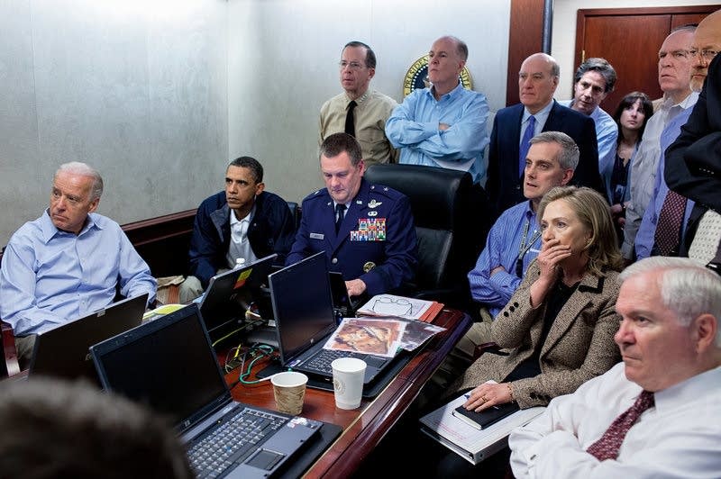 Obama and his national security team.