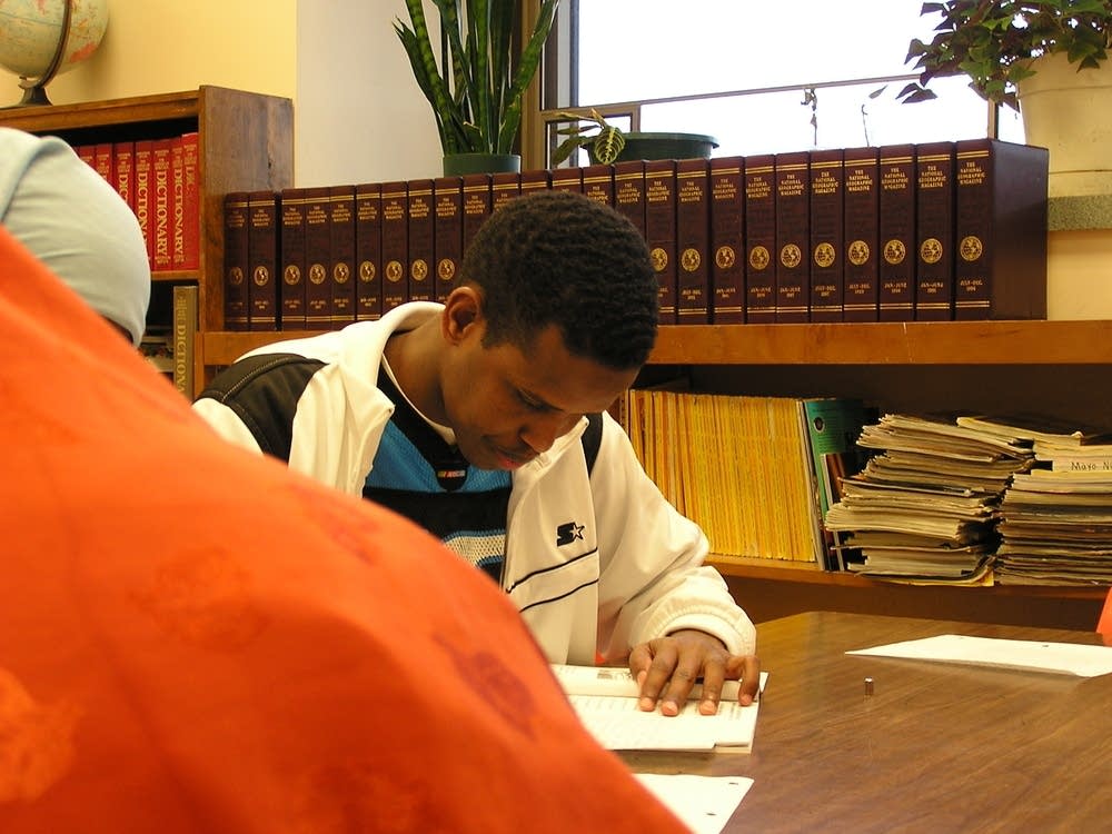 Hassan at work