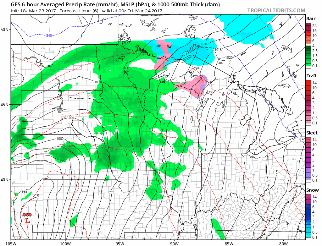 Rainy pattern arrives, first 70 in sight?