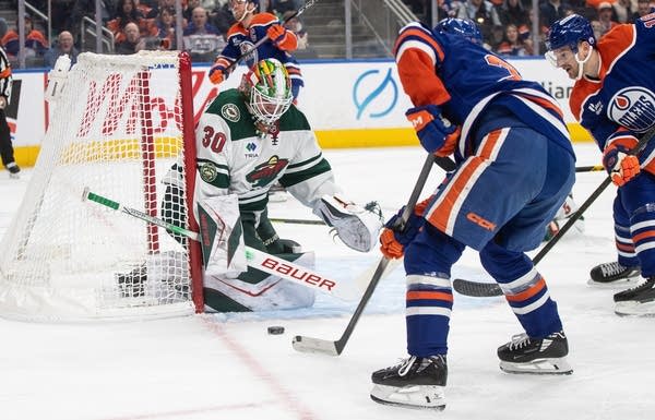 Wallstedt earns 4th shutout of the season as Wild beat Oilers 1-0