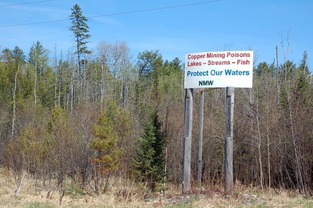 Anti-mining signs are also across the Range.