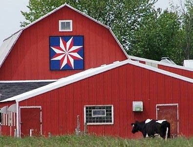 Art on a barn