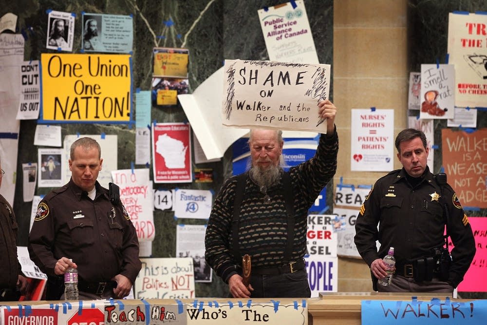 Protests in Wisconsin