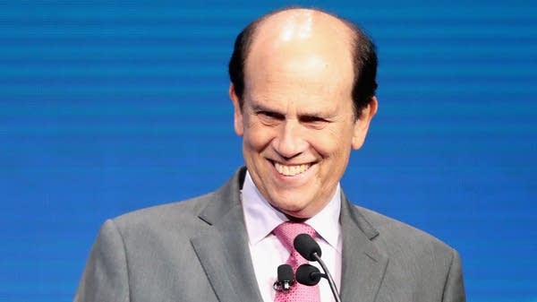 Chairman of the Milken Institute Michael Milken speaks during the Milken Institute Global Conference 2017 at The Beverly Hilton Hotel on May 3, 2017 in Beverly Hills, California.