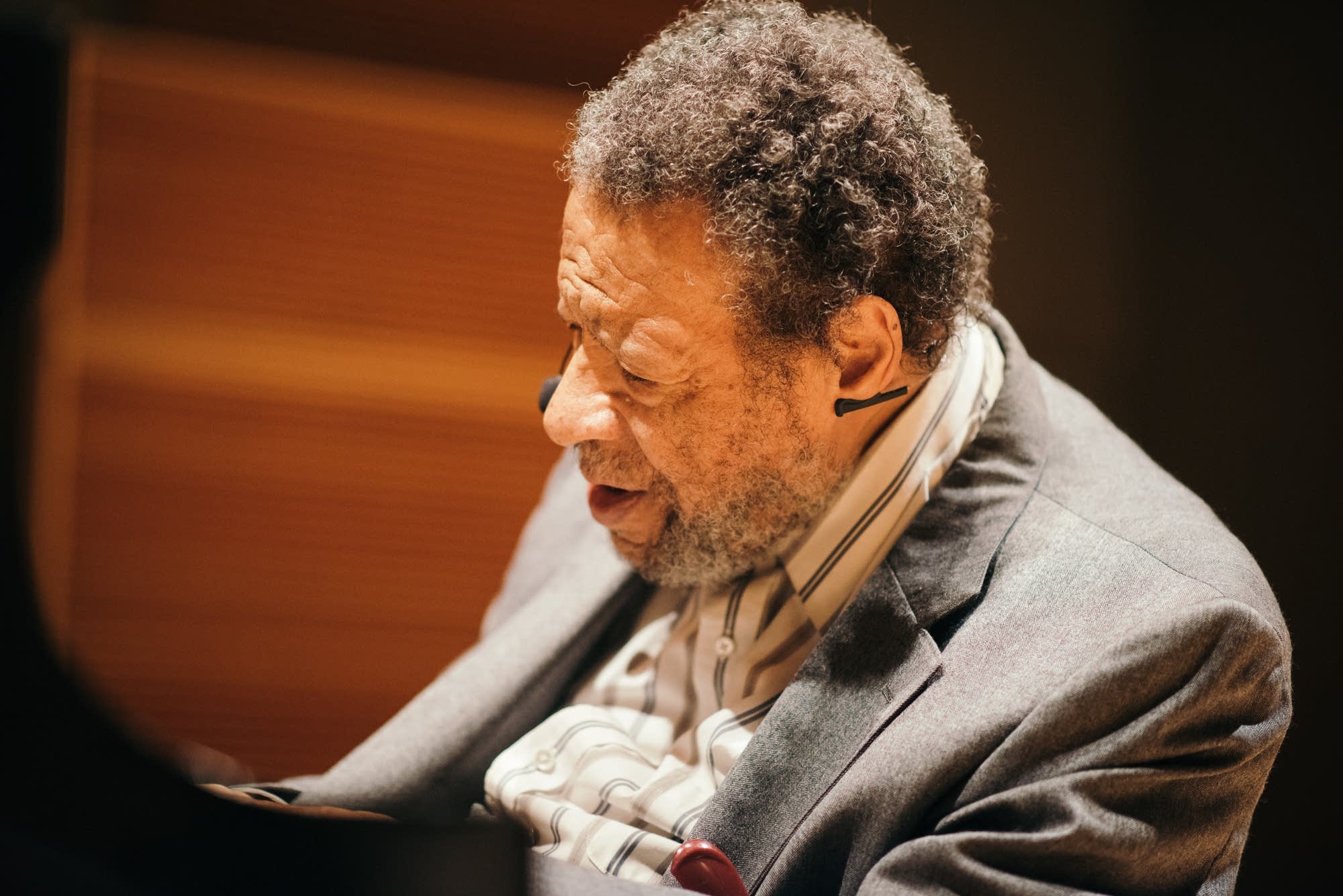 Cornbread Harris performs in The Current's studio