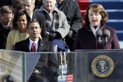 Barack Obama sworn in