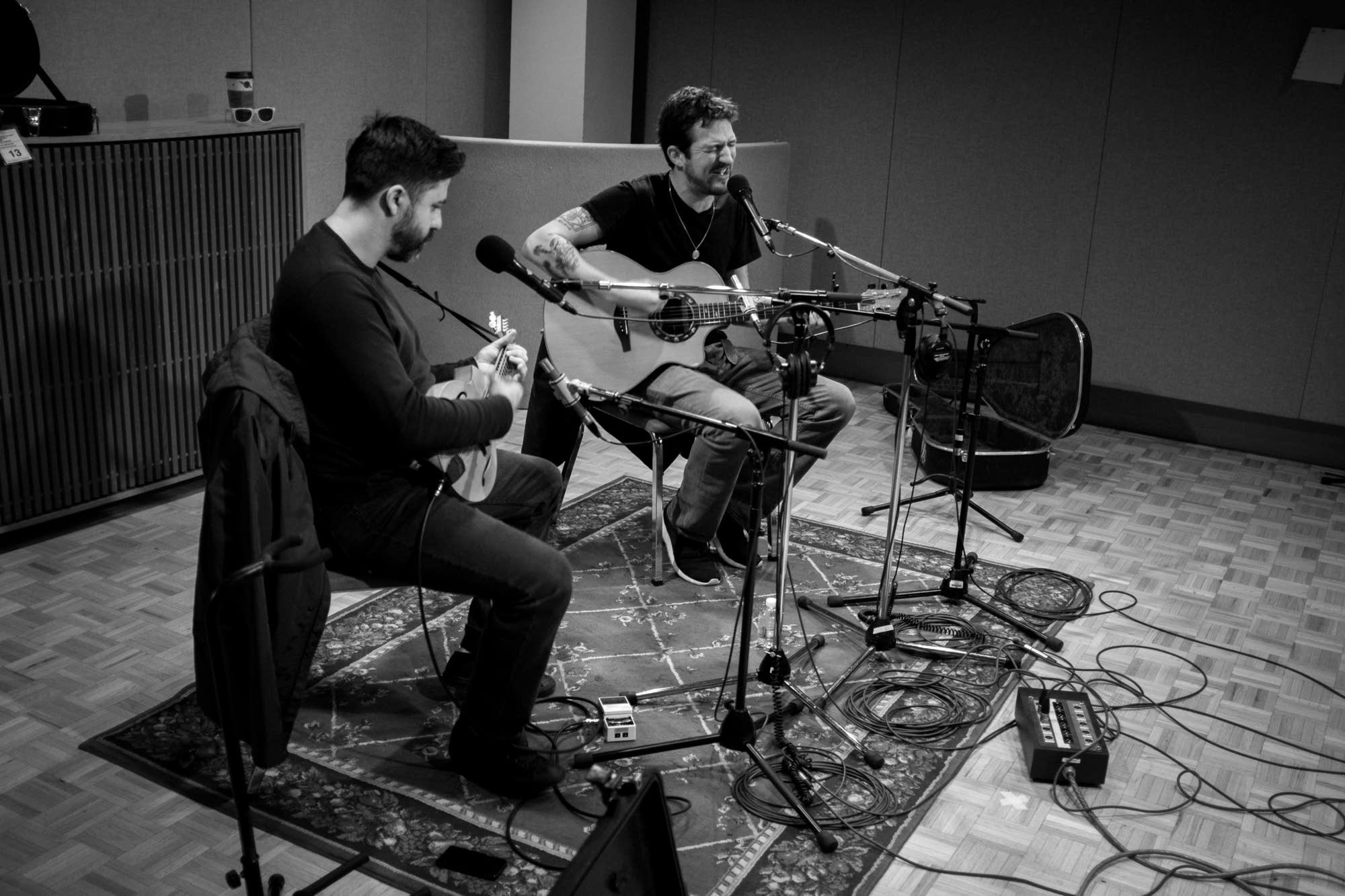 Frank Turner performs live in The Current studios