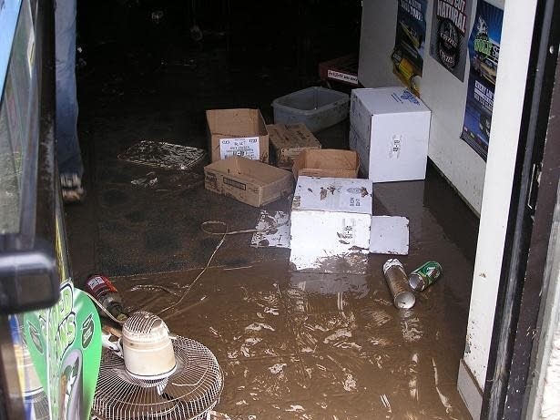 Mud in the house