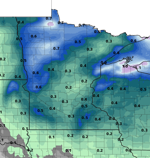 Rain, snow pinwheel through Minnesota; weekend's looking nice | MPR News