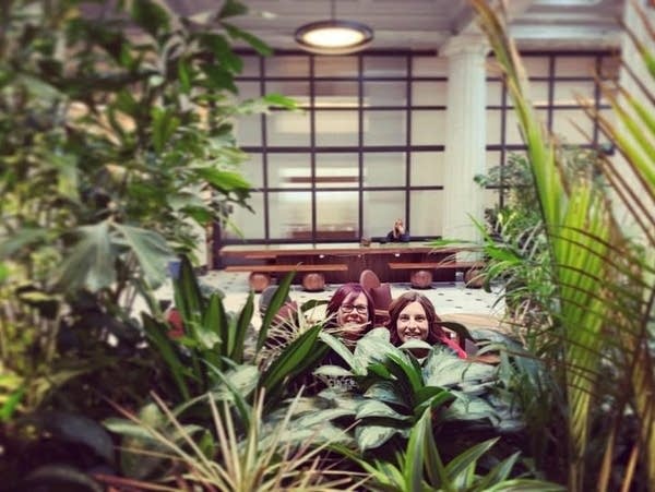 Jill Riley and Anna Weggel at Hotel Emery