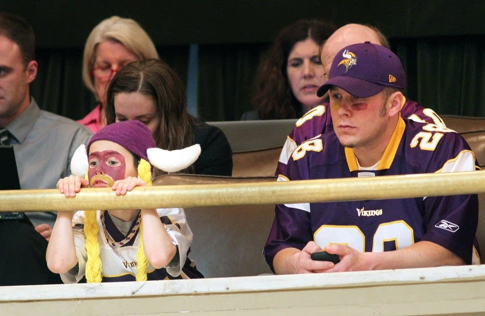 Vikings fan Darin Blume