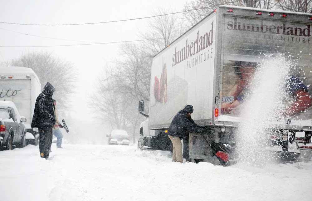 Photos Weekend blizzard in Minnesota Minnesota Public Radio News