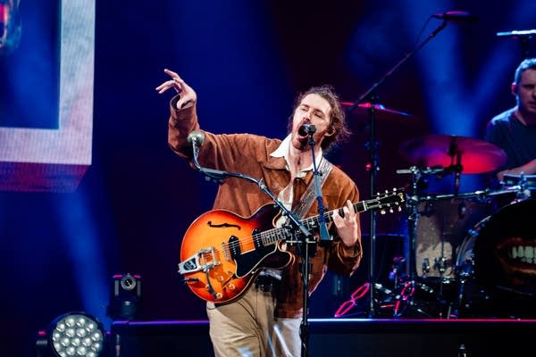Hozier performed at the Minnesota Yacht Club Festival on Friday, July 18, 2025. 