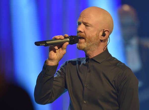 Jimmy Somerville performing on the German television show, 'Kulthits - die Show der 70er und 80er' on March 19, 2015, in Dresden, Germany.