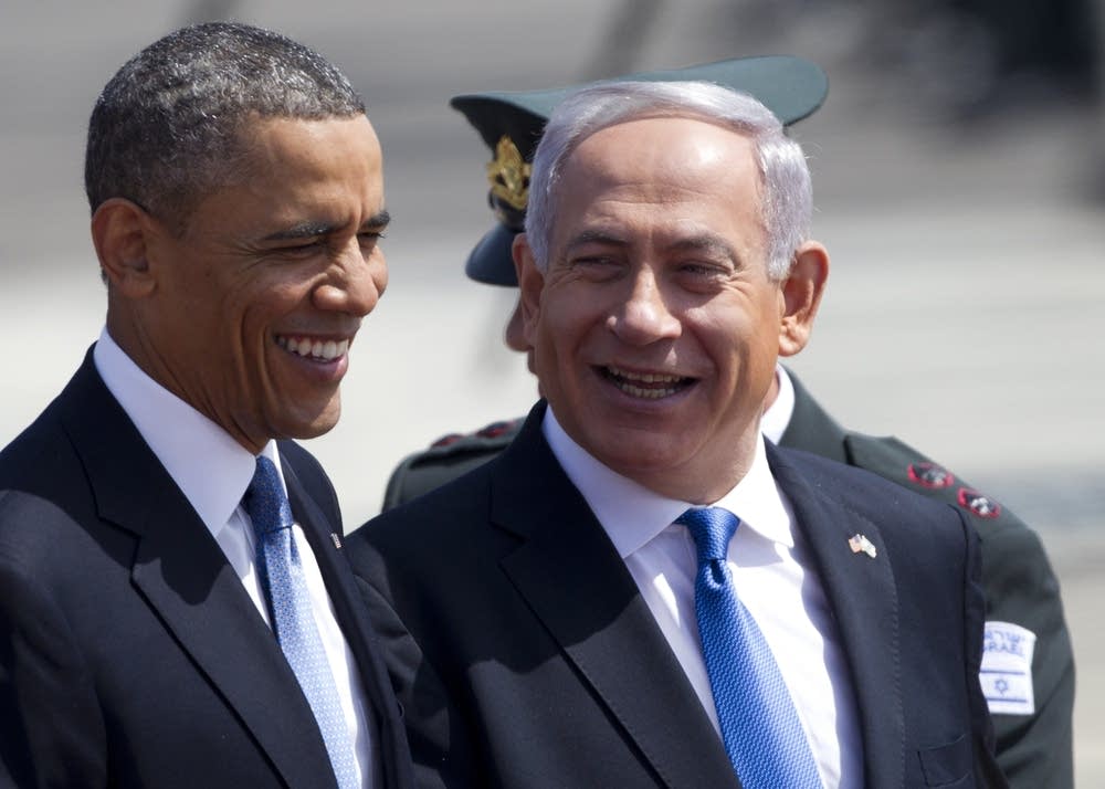 Obama and Netayahu