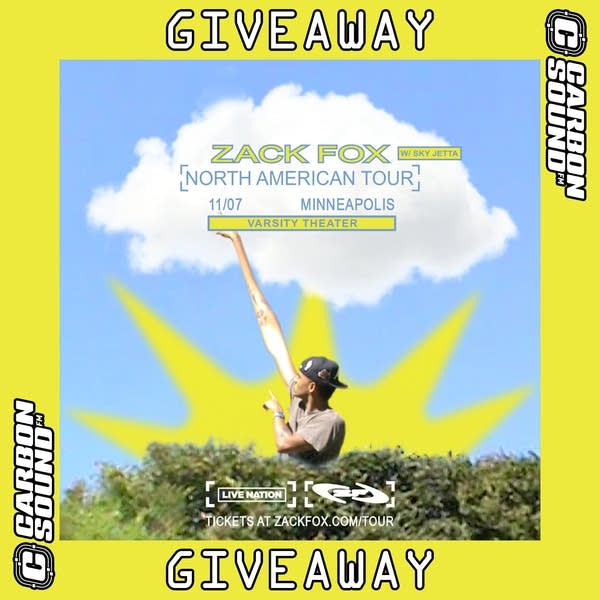 Zack Fox will perform at Varsity Theater in Minneapolis on Tuesday, Nov. 7.