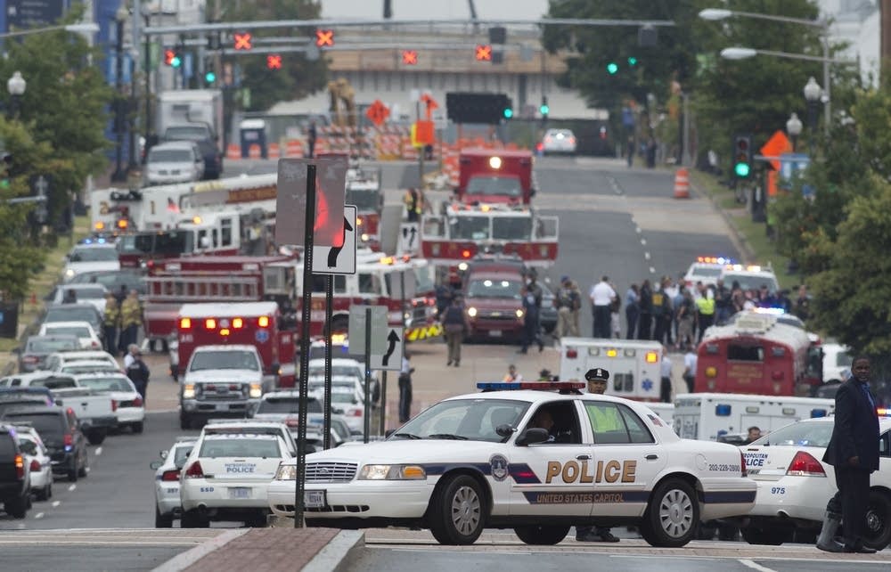 Police and firefighters respond