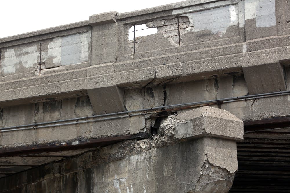 Deteriorating bridge