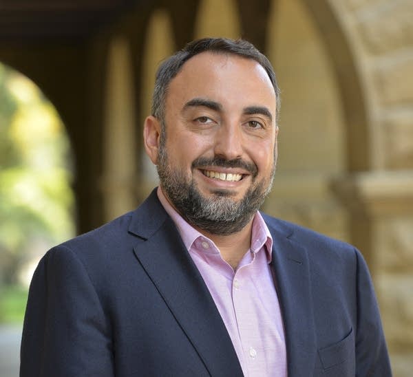 A headshot of Alex Stamos, director of the Stanford Internet Observatory, at Stanford University.