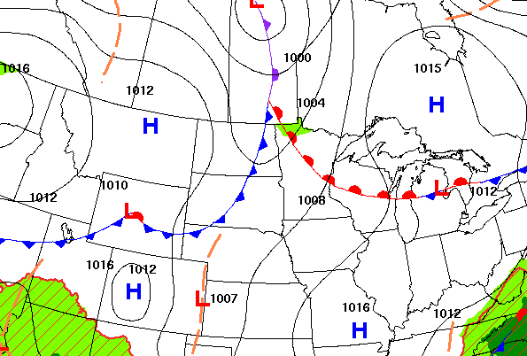 Weak clipper system briefly drops temperatures; more 80s next week