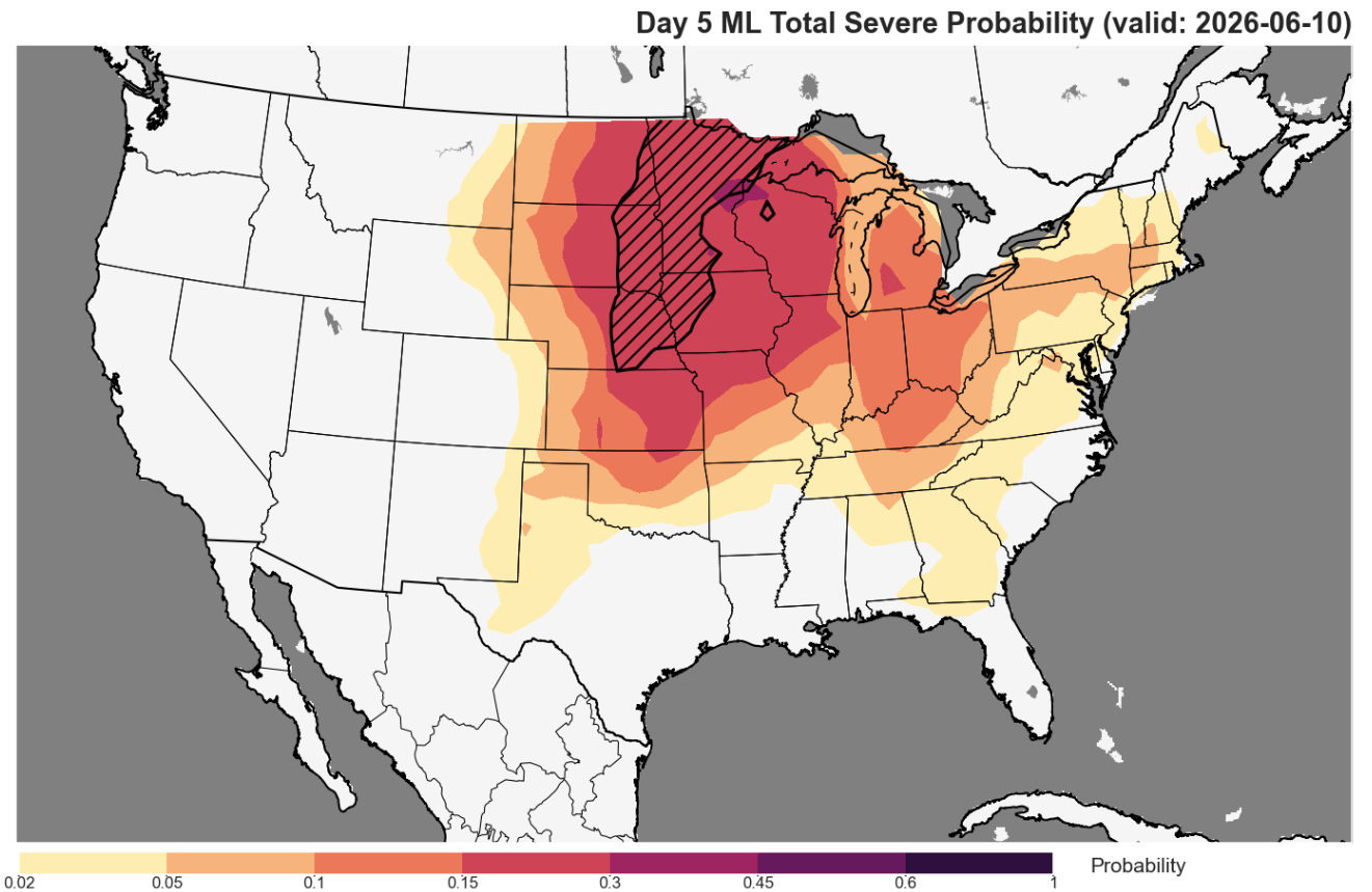 Severe weather risk for Wednesday